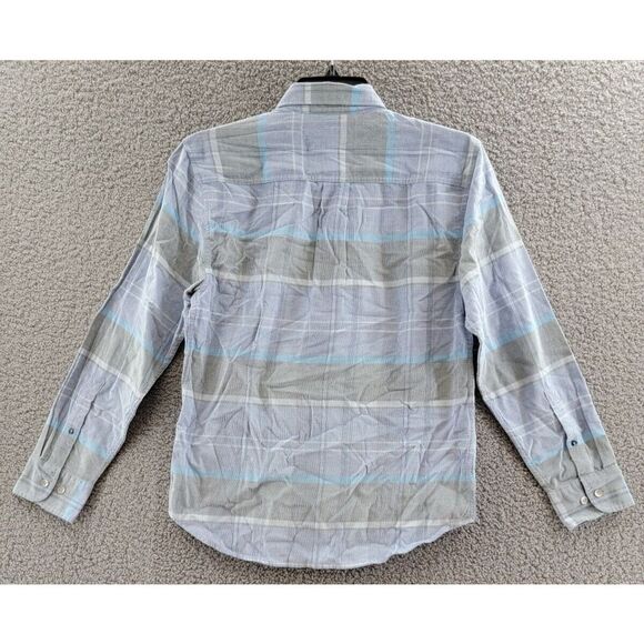 Tommy Bahama Coastline Cord Yosemite Check Shirt Men's S Dockside Blue Button Up - Picture 10 of 14